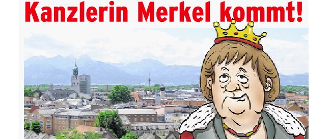 Bundestagswahlkampf in Rosenheim: Kanzlerin Merkel kommt!
