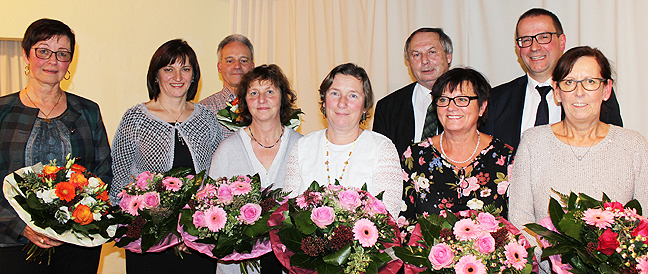 Caritas-Zentrum Mühldorf würdigt langjährige Mitarbeiter