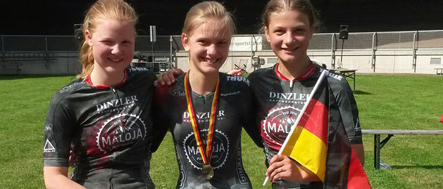 Hanna Dopjans ist Deutsche Meisterin im Omnium