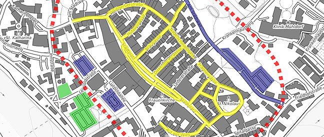Mühldorfs Innenstadt-Parkreglung in der Diskussion: Kommt die „Bewohnerparkzone“ am Stadtplatz?