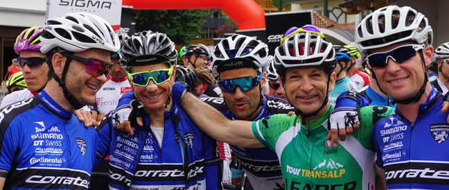 Tour Transalp Extrem: Erfolgreiches Rennen für das Team corratec