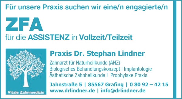 ZFA für die Assistenz (m/w/d) ab sofort in Grafing!