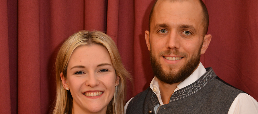 Prinzenpaar 2020: Franziska Max und Philip Hoffmann. Foto: Faschingsgilde Aschau