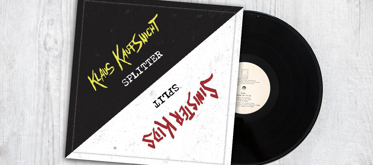 Album(LP)-Tipp: Klaus Kaufsnicht und Sinister Kids – Split Splitter