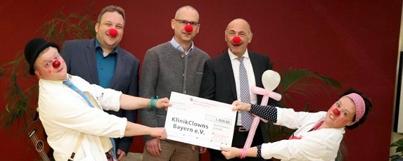 Klinik-Clowns besuchen Demenzpatienten