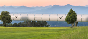 Eine Hyperloop-Röhre in bayerischer Landschaft? Eine Hyperloop-Röhre in bayerischer Landschaft?