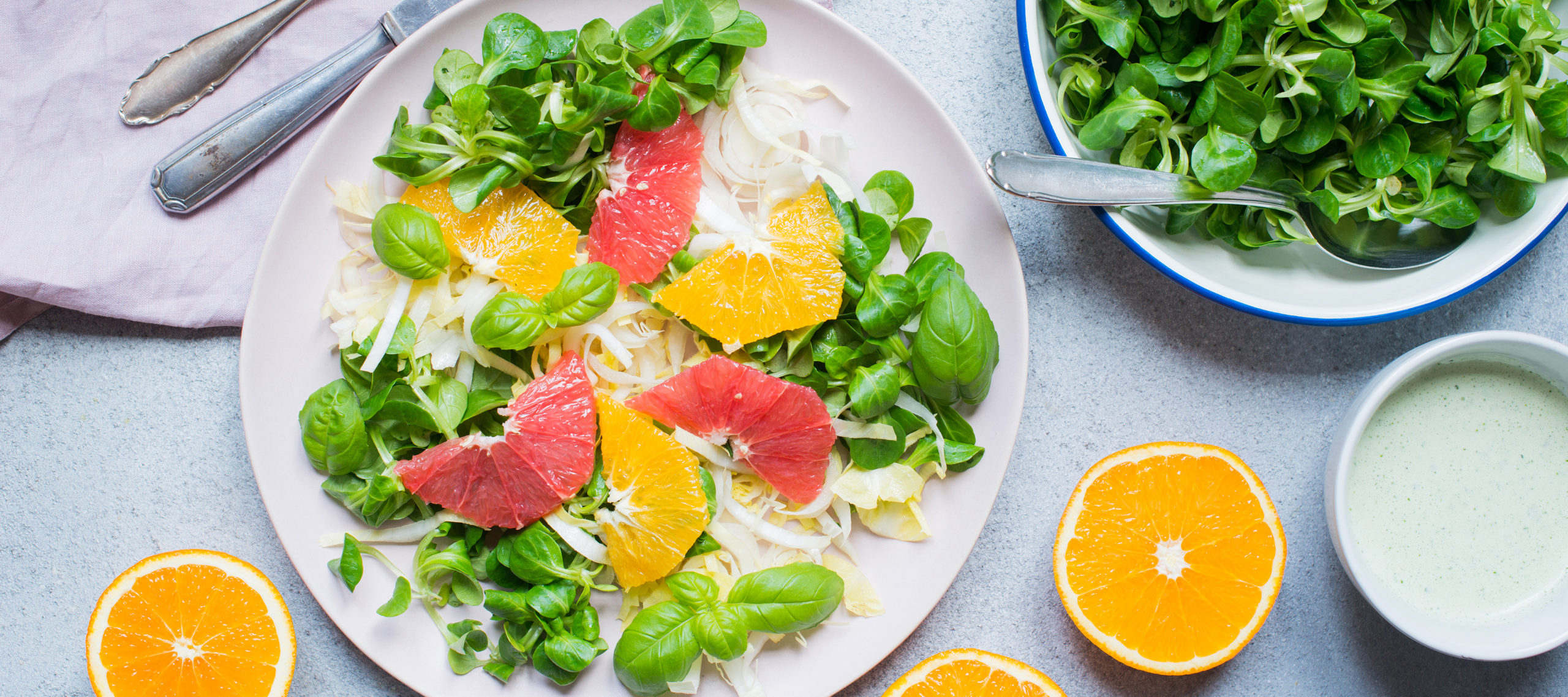 Feldsalat mit Chicorée und Grapefruit - Blickpunkt Verlag Blickpunkt Verlag