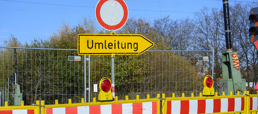 Mehrere Vollsperrungen im Landkreis