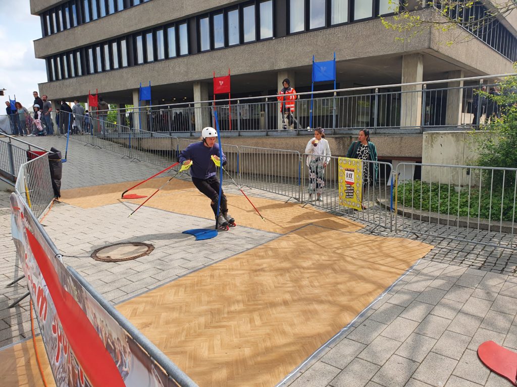 Der VfL bei "Kunst und Kommerz" heuer im Frühjahr in Waldkraiburg. Foto: VfL Waldkraiburg