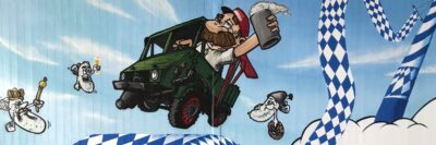 Rudolf A. Hubers Graffiti sind Legende. Foto: moere186
