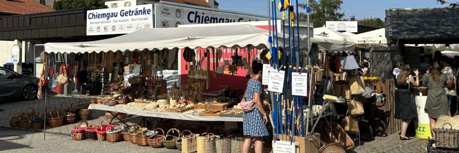 Marktstimmung in Aschau i.Chiemgau. Foto: H. Reiter