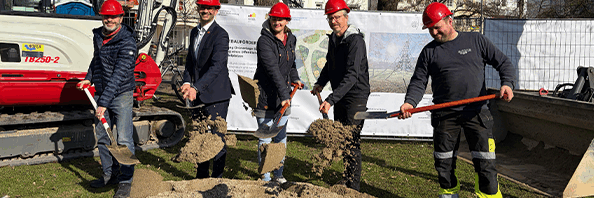 Salingarten Spielplatz Spatenstich